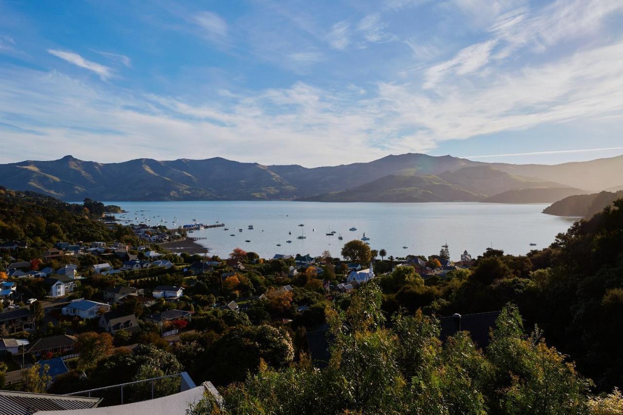 Akaroa Holiday Home Spacious And Quite With Stunning Harbour Views And Close To Town Exterior foto